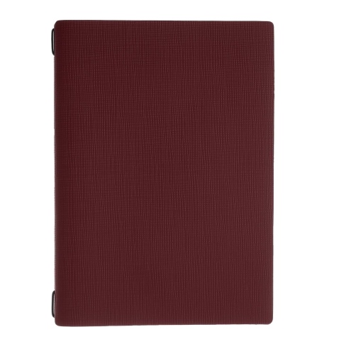menu holder A4 (23,2x31,8 cm) hot stamping only elastic CHEF BURGUNDY