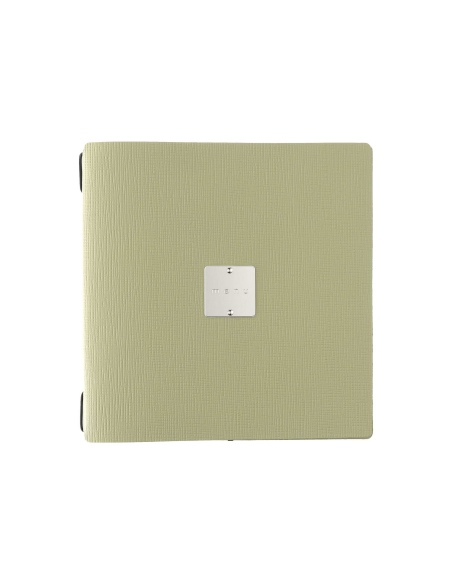 menu holder QUADRATO (23x23,1 cm) METAL label "menu" only elastic CHEF