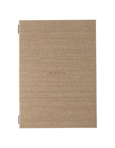 Porta Menu ITALY A4 (23,2x32 cm) - 2 buste (4 facciate) elastico nero 