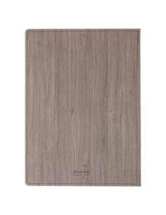Porta Menu WOOD A4 2 ANTE (23x31,3 cm) | 2 ANTE | stampa a caldo | colore NOCE 2