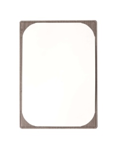 Porta Menu WOOD A4 MONOANTA (23x31,3 cm) | MONOANTA | stampa a caldo | colore NOCE