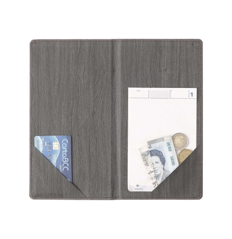 WOOD PORTA CONTO | EBANO | stampa a caldo