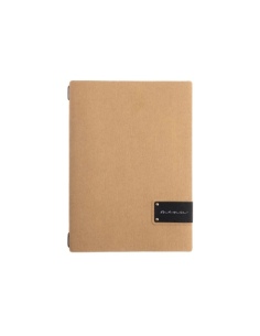 OUTLET - Porta menu in fibra di cellulosa - formato 23,2x31,8 cm (A4) - colore naturale - 2 buste