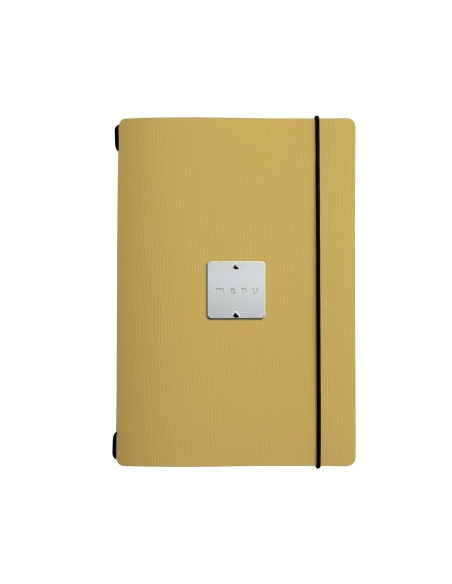 OUTLET - MINIMENU L-A5 porta menu CHEF OCRA etichetta METAL STANDARD "menu"