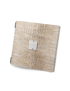 OUTLET - Porta menu in sughero - formato 23x23,1 cm (QUADRATO) - colore BIANCO - 2 buste