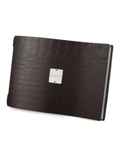 OUTLET - Porta menu in vera pelle rigenerata - formato 31,7x23,1 cm (A4 ORIZZONTALE) - colore cocco