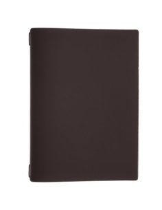 menu holder A4 (23,2x31,8 cm) without label only elastic BICOLOR COCOA