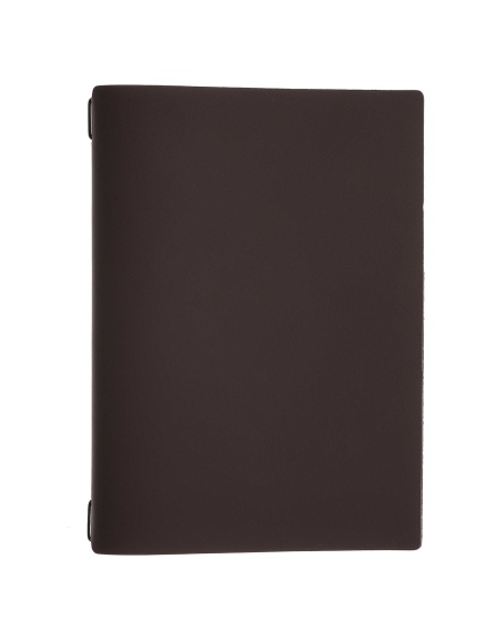 menu holder A4 (23,2x31,8 cm) without label only elastic BICOLOR COCOA