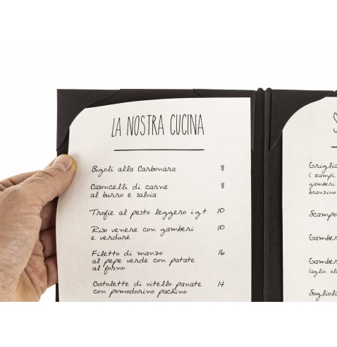 Inserti a Cornicetta con angoli per fogli A5 (Pacco 6 pz. per 24 facciate)