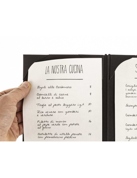Inserti a Cornicetta con angoli per fogli A5 (Pacco 6 pz. per 24 facciate)