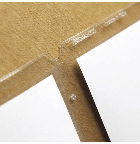 Conf. 10 pz. inserti a buste - 20 Buste di ricambio QUADRATO (per 40 facciate)