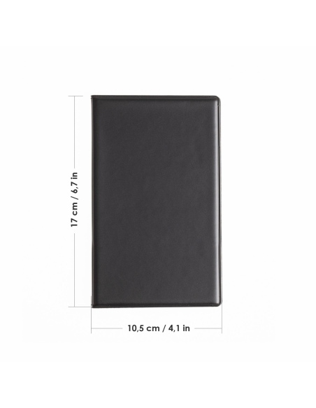 RISTO Porta Conto LITE (10,5 x17 cm) | NERO