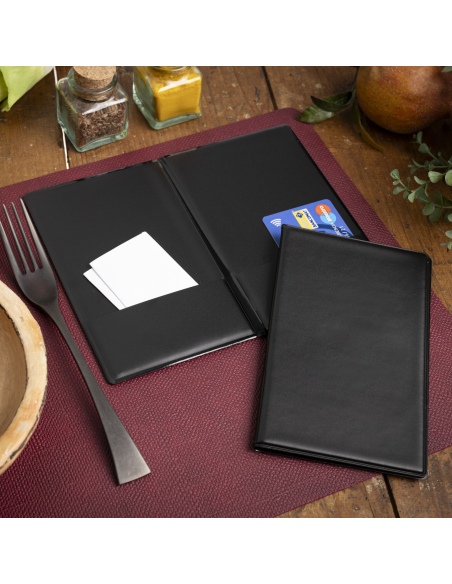 RISTO Porta Conto LITE (10,5 x17 cm) | NERO