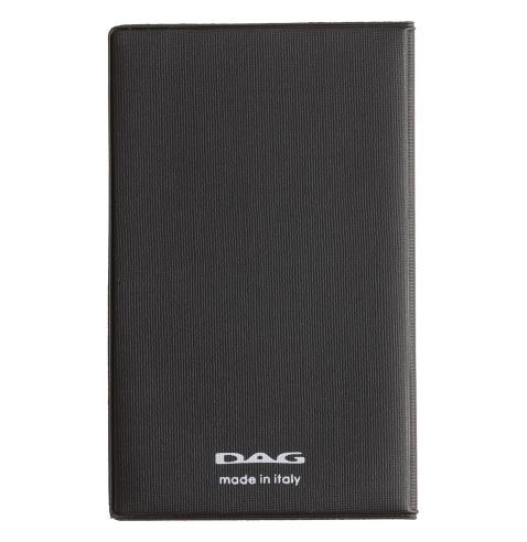 TOSCANA Porta Conto LITE (10,5 x17 cm) | NERO TEX