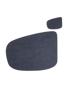 Confezione 6 TOVAGLIETTE goccia 40x30 cm GOCCIA + 6 sottobicchieri | JUTA LIGHT BLU MIRTILLO