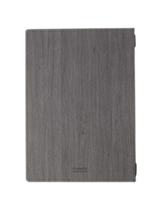 Porta Menu WOOD A4 (23,2x32 cm) | solo elastico | scritta menu | colore EBANO 2