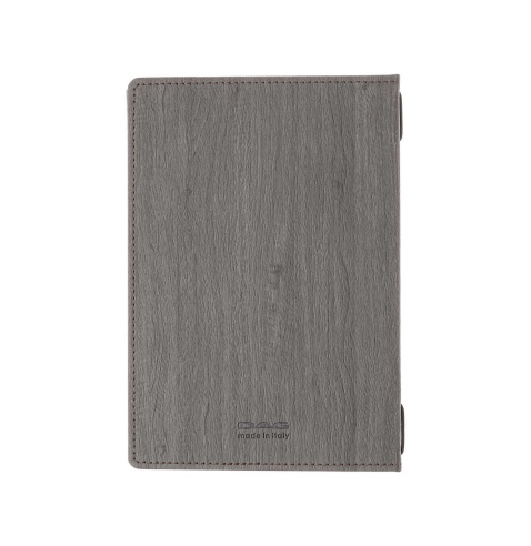 Porta Menu WOOD A5 (16,5x23,4 cm) | 2 buste (4 facciate) elastico nero | scritta menu | colore EBANO