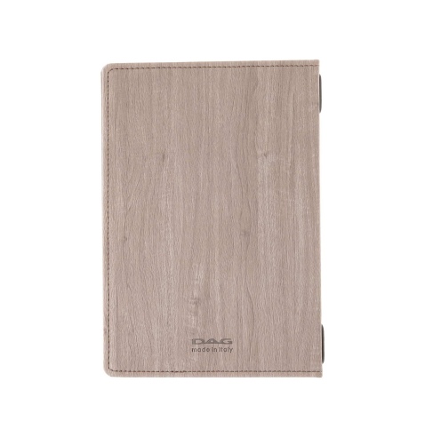 Porta Menu WOOD A5 (16,5x23,4 cm) | solo elastico | scritta menu | colore NOCE