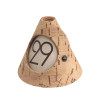 CONE table sign single side 10 pcs. pack CORK NATURAL th. 1.4