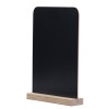 BLACKBOARD DISPLAY STAND D4 STYLE MODIGLIANI 21x29 for the table with basis colour PINE