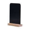 BLACKBOARD DISPLAY STAND D4 STYLE MODIGLIANI 15x21 for the table with basis colour PINE