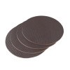 COASTERS 10 cm 4 pcs. pack CHEF BROWN