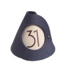 CONE table sign single side 10 pcs. pack JUTE BLUE