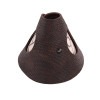 CONE table sign two sides 10 pcs. pack JUTE BROWN