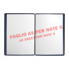 NOTE PORTFOLIO S-A6 with sheets CHEF BLUE