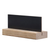 BLACKBOARD DISPLAY STAND D4 STYLE MODIGLIANI 8x15 cm for the table with basis colour PINE