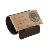 SNAIL CARD card holder 6 pcs. pack CHEF BROWN