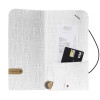 WALLET bill holder PATCH label "personalized" (min. 18 pcs) CHEF WHITE 1,2 thickness