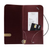 WALLET bill holder PATCH label "personalized" (min. 18 pcs) CHEF BURGUNDY 1,2 thickness