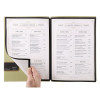 4RE frame for menu sheets 10 pcs. Pack - ECOMODA BLACK