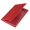 menu holder RISTO A4 menu writing silkscreened 4 envelopes + 2 pockets RED
