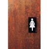 sign WOMAN 8x15 cm for the wall