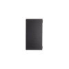 Porta Menu GOURMET24 17,4x31,8 cm (4RE) - 2 buste (4 facciate) elastico nero - scritta menu bassorilievo - colore NERO