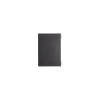 menu holder GOURMET24 16,5x23,1 cm (GOLFO) - "menu" writing bas-relief - 2 envelopes (4 sides) elastic - BLACK