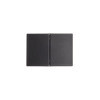 Porta Menu GOURMET24 16,5x23,1 cm (GOLFO) - solo elastico - scritta menu bassorilievo - colore NERO