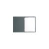 Porta Menu GOURMET24 16,5x23,1 cm (GOLFO) - 2 buste (4 facciate) elastico nero - scritta menu bassorilievo - colore VERDE