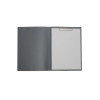 OUTLET - Cartelletta in real bonded leather - format A4 - color GREY