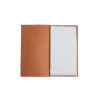 OUTLET - Porta menu in vera pelle rigenerata - formato 17,4x31,8 cm (4RE) - colore arancio - 2 buste