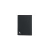 OUTLET - menu holder TOSCANA A5 menu writing silkscreened 4 envelopes + 2 pockets BLACK TEX