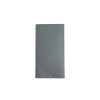 OUTLET - Porta menu in vera pelle rigenerata - formato 17,4x31,8 cm (4RE) - colore grigio - 2 buste