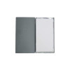 OUTLET - Menu Cover in real bonded leather - format 17,4x31,8 cm (4RE) - color GREY - 2 envelopes
