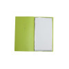 OUTLET - Menu Cover in real bonded leather - format 17,4x31,8 cm (4RE) - color GREEN - 2 envelopes