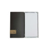 OUTLET - Menu Cover in real bonded leather - format 17,4x31,8 cm (4RE) - color BROWN - 2 envelopes