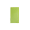 OUTLET - Porta menu in vera pelle rigenerata - formato 17,4x31,8 cm (4RE) - colore verde - 2 buste