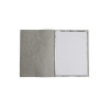 OUTLET - Porta menu in fibra di cellulosa - formato 23,2x31,8 cm (A4) - colore grigio - 2 buste