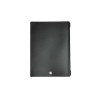 OUTLET - Porta menu in vera pelle rigenerata - formato 23,2x31,8 cm (A4) - colore nero - 2 buste